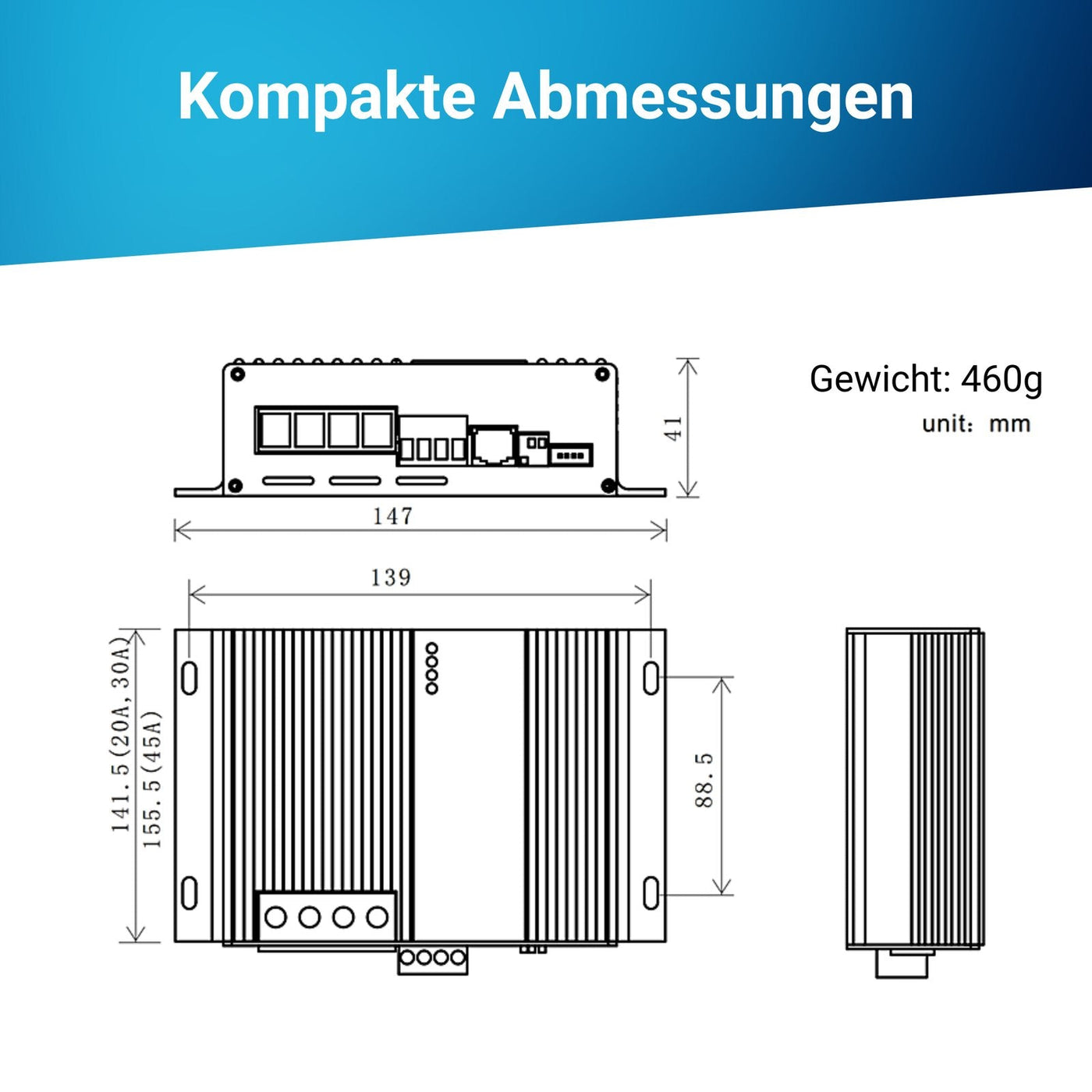 Supervolt Ladebooster 30 A Slim – Detail