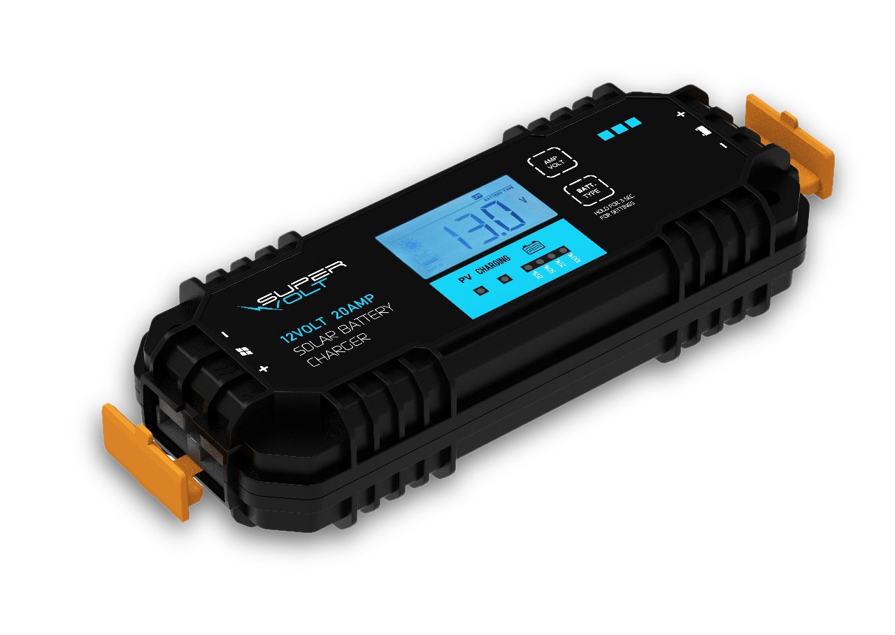 Supervolt PWM Solarregler 20 A – Detail