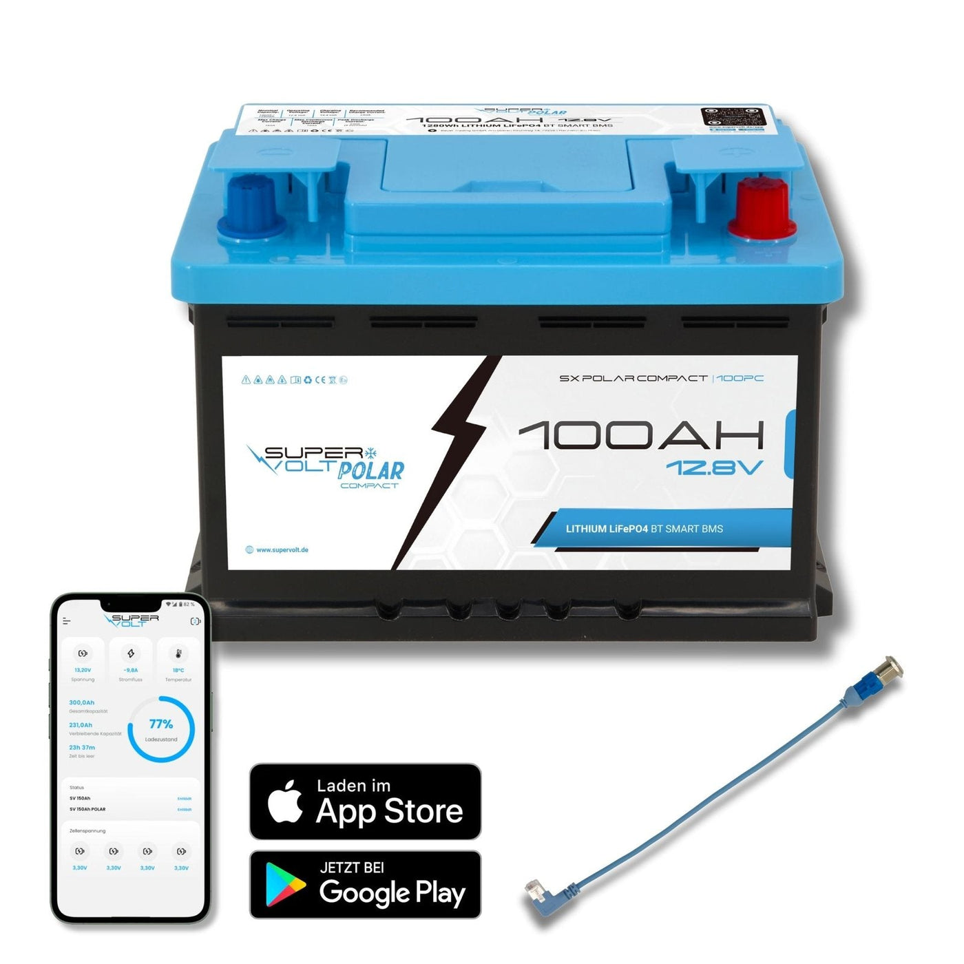 Supervolt Polar Compact 100 Ah mit Heizung