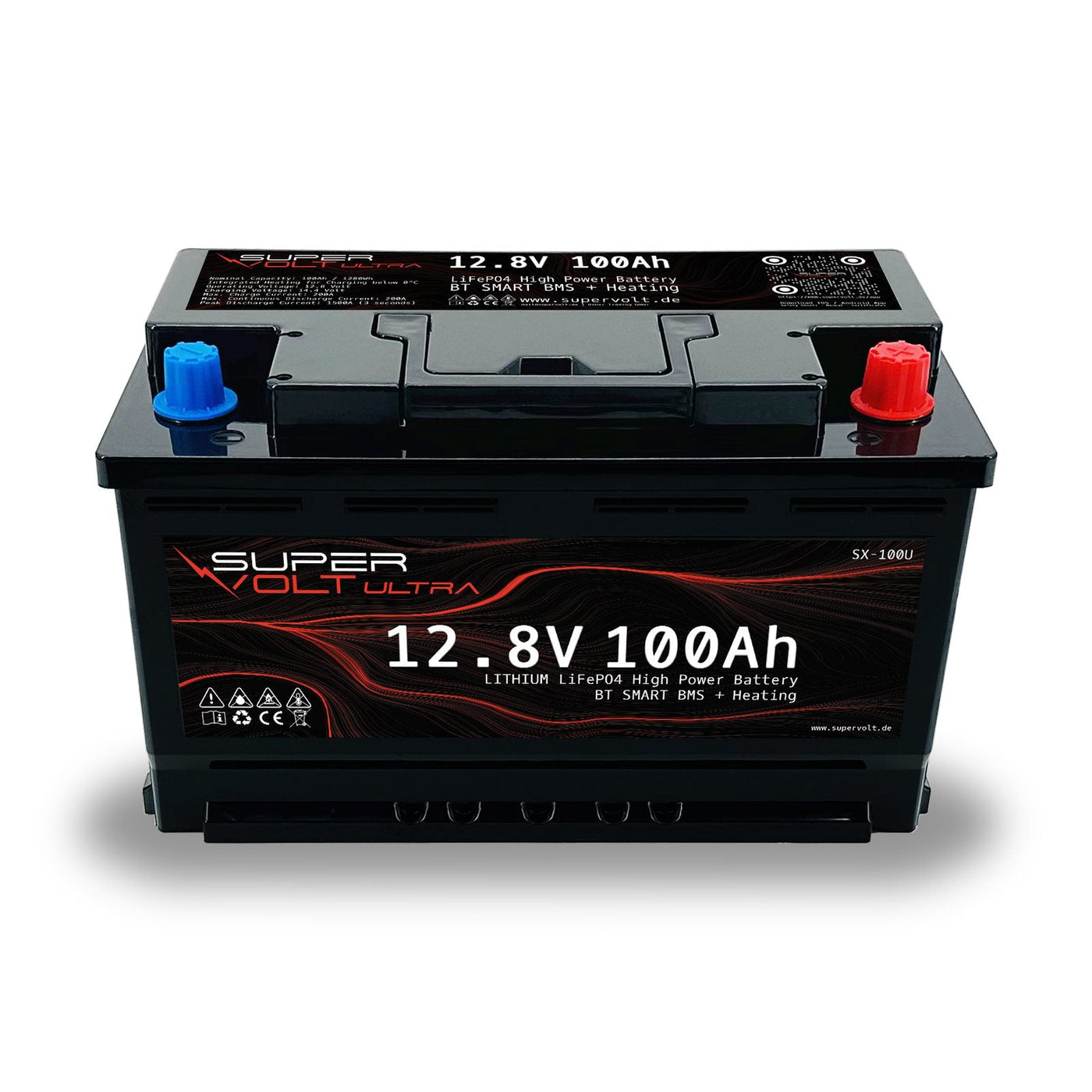 Supervolt Ultra 100 Ah LiFePO4 Hochstrombatterie