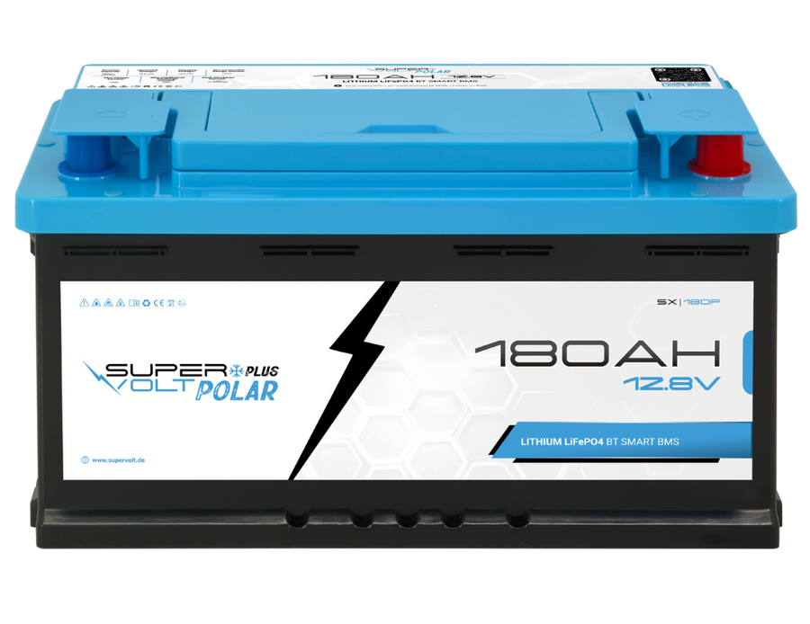 Supervolt Polar 180 Ah LiFePO4 Batterie mit Heizung