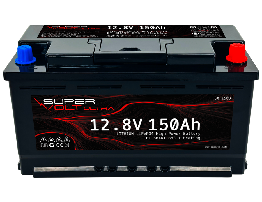 Supervolt Ultra 150 Ah LiFePO4 Hochstrombatterie