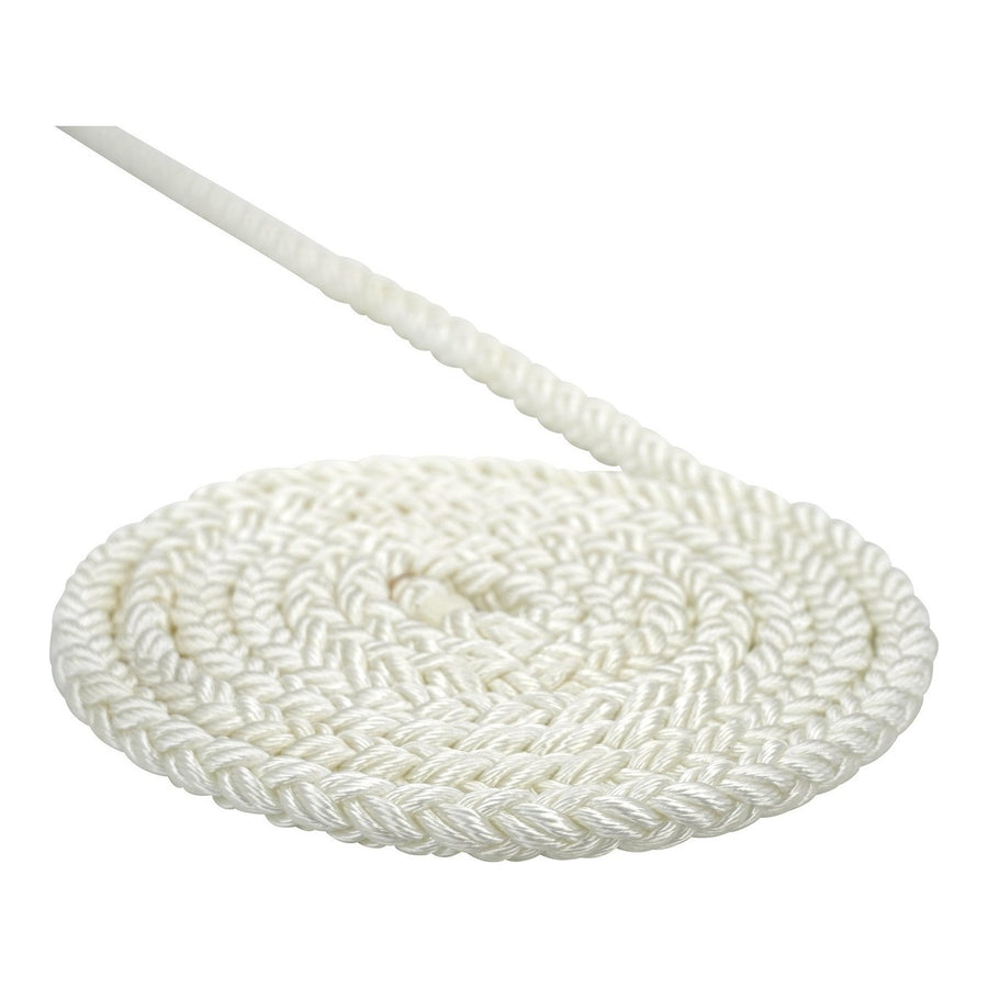 Robline Nylon 8-Plait – weiß