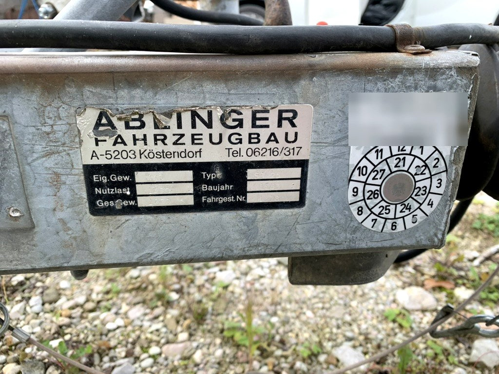 Bootsanhänger Ablinger Tandem, verzinkt – für Sunbeam 22 / 25