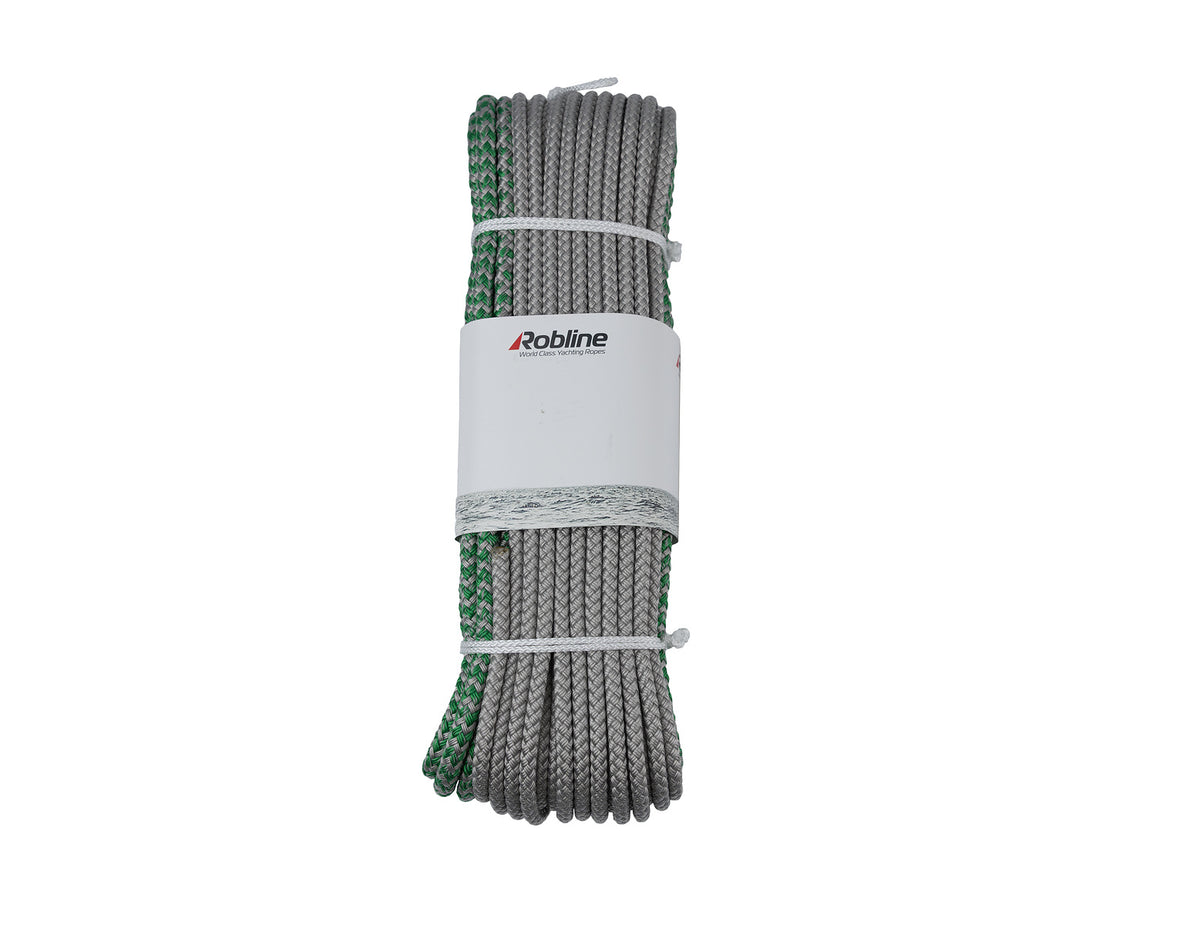 Robline Generic tapered – getaperte Schot grün-silber