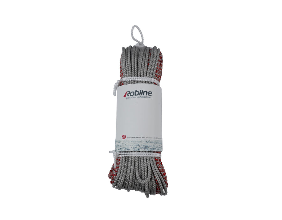 Robline Generic tapered – getaperte Schot rot-silber