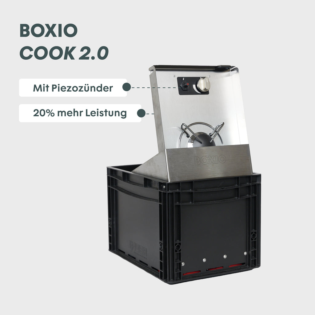 BOXIO COOK 2.0 Camping-Gaskocher im Eurobox-Format, Produktbild 2