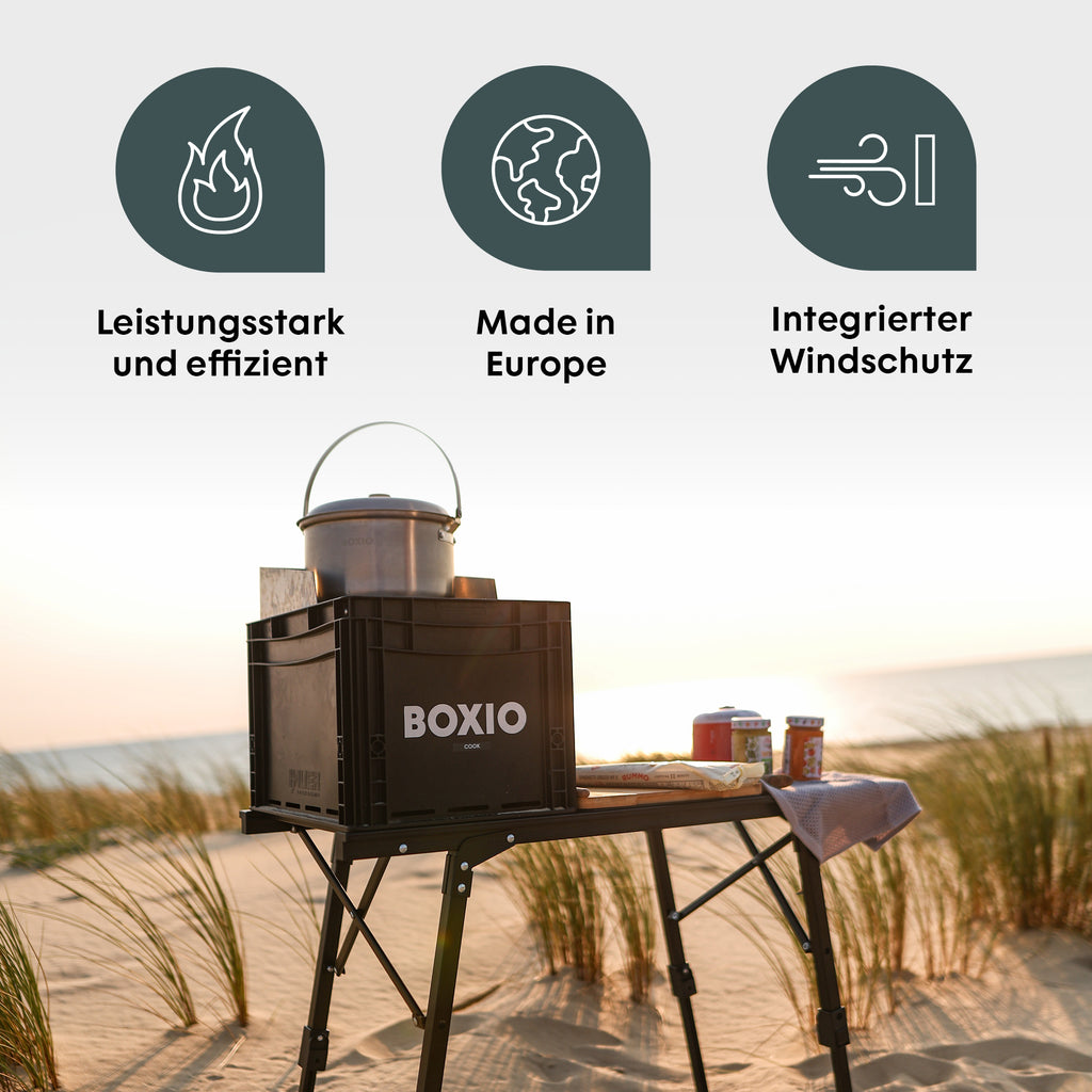 BOXIO COOK 2.0 Camping-Gaskocher im Eurobox-Format, Produktbild 4