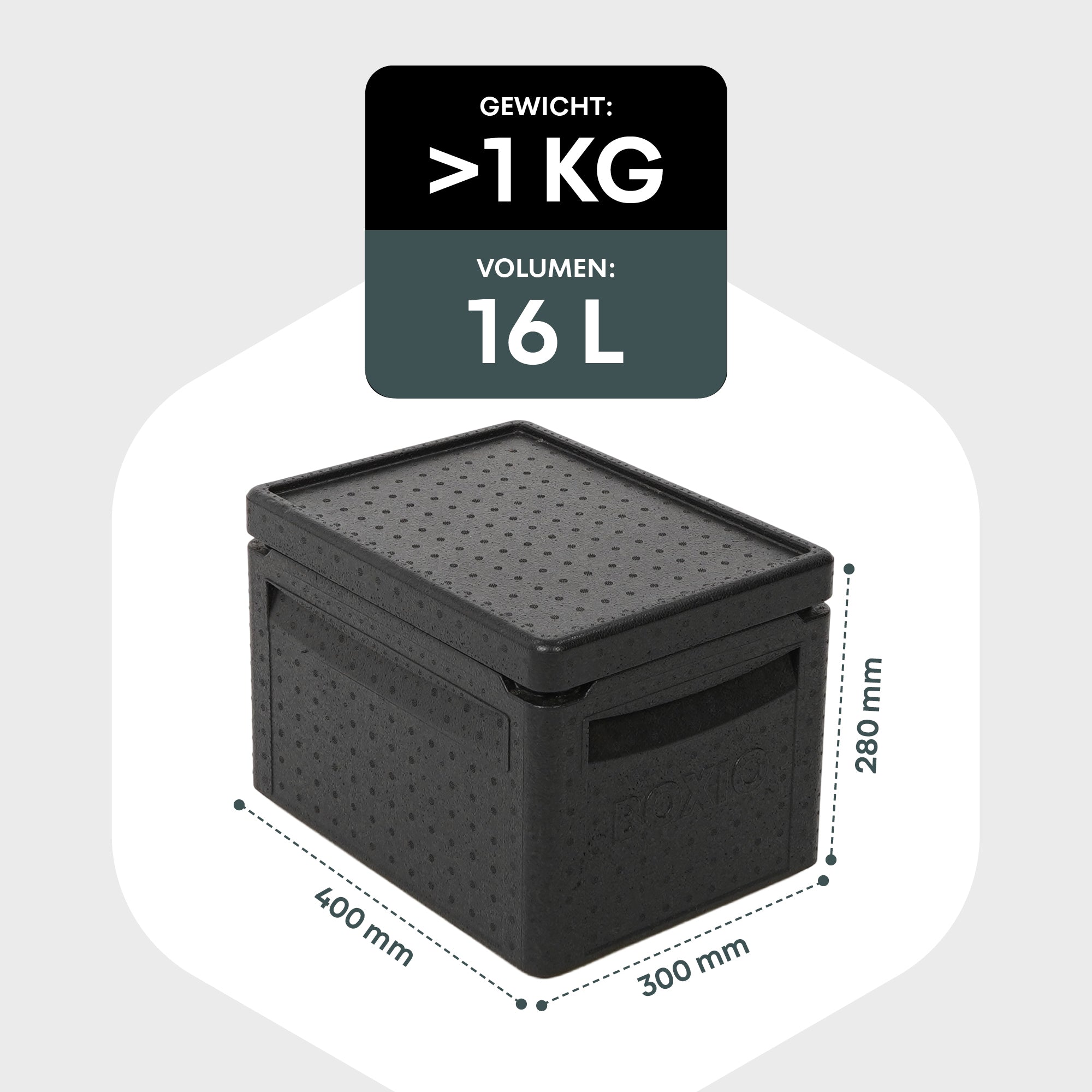 BOXIO COOL passive Kühlbox im Eurobox-Format, Produktbild 2