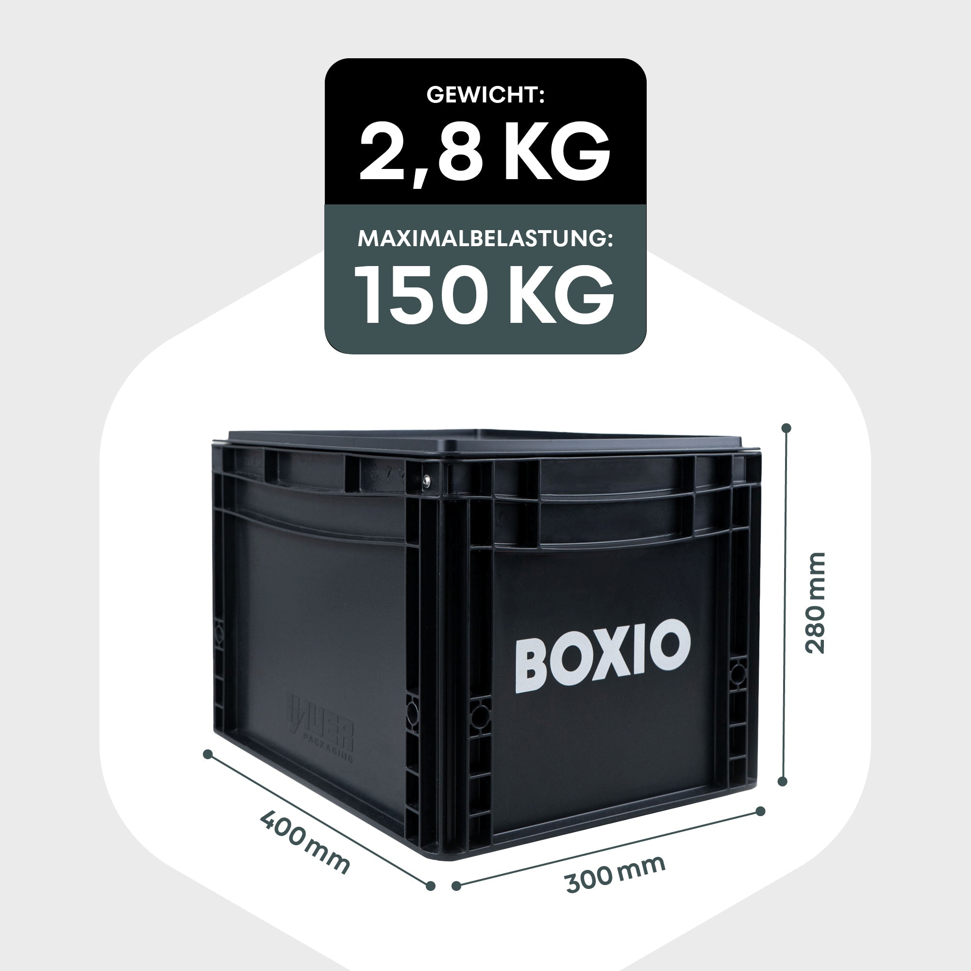 BOXIO TOILET MAX+ Trenntoilette im Eurobox-Format, Produktbild 5