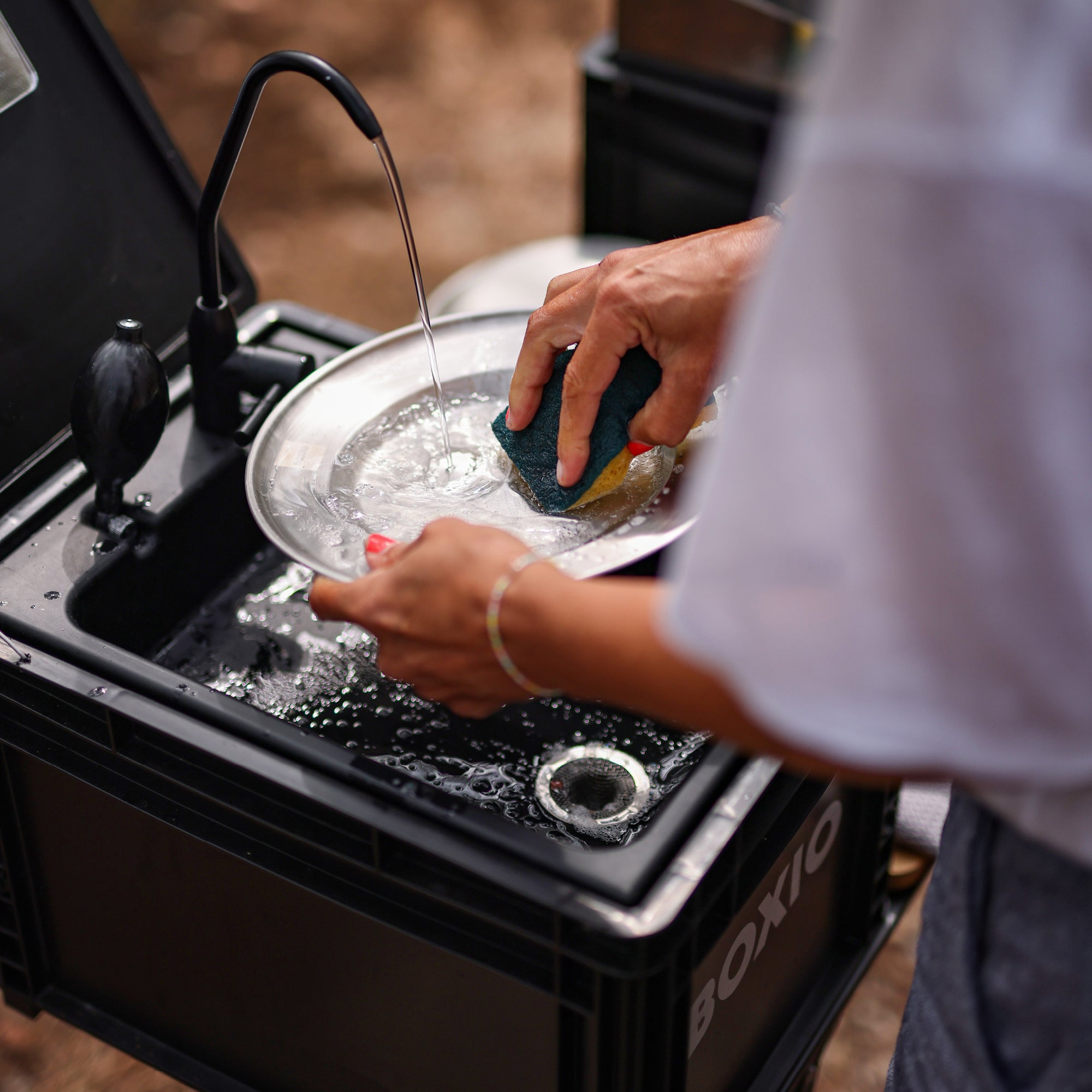 BOXIO WASH mobiles Waschbecken im Eurobox-Format, Produktbild 6