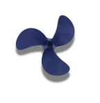 Kunststoff-Ersatzpropeller in Blau für den Aquamot Trend 1.6