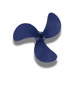 Kunststoff-Ersatzpropeller in Blau für den Aquamot Trend 1.3
