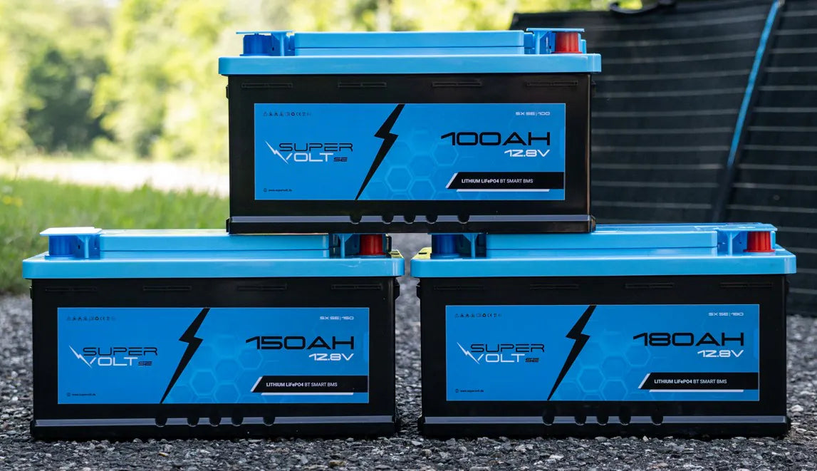 Supervolt SE 100 Ah LiFePO4 Bordbatterie mit Bluetooth