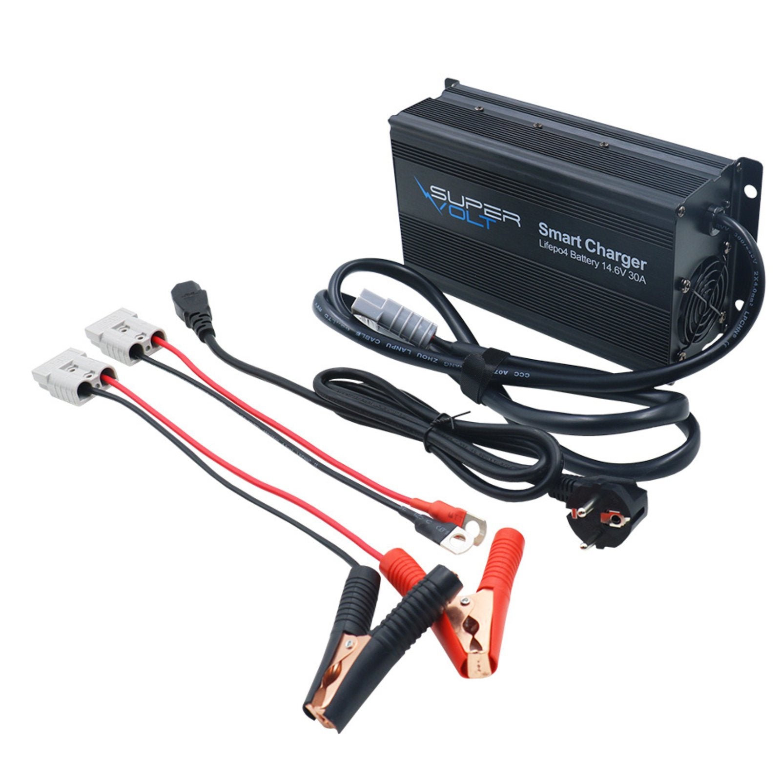 Supervolt Ladegerät 30 A – Anschlüsse