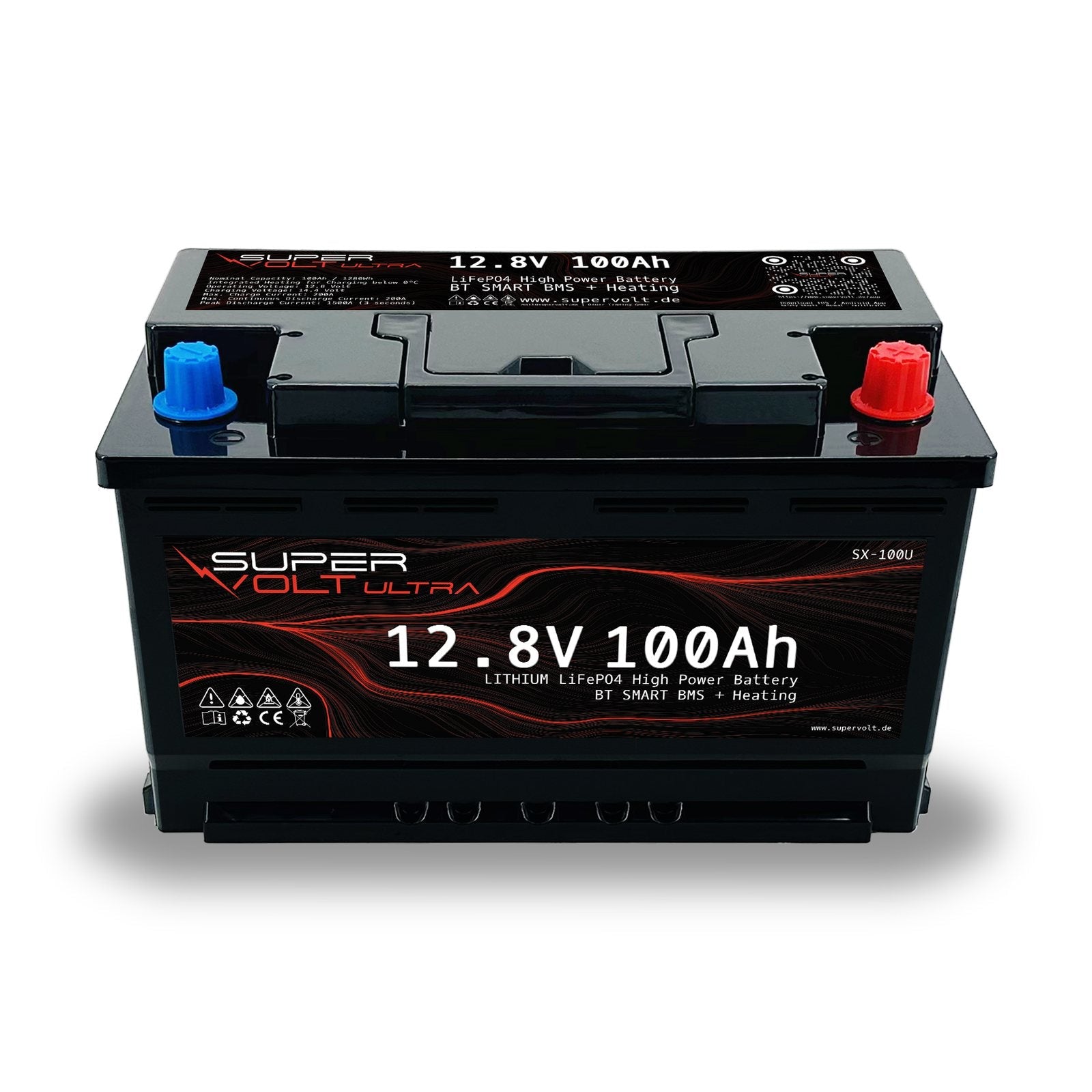 Supervolt Ultra 100 Ah LiFePO4 Hochstrombatterie