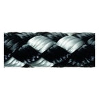 Robline 8-Plaited Dinghy – schwarz-silber