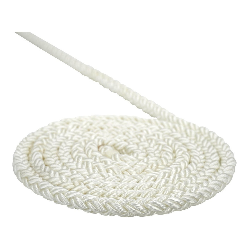 Robline Nylon 8-Plait – weiß